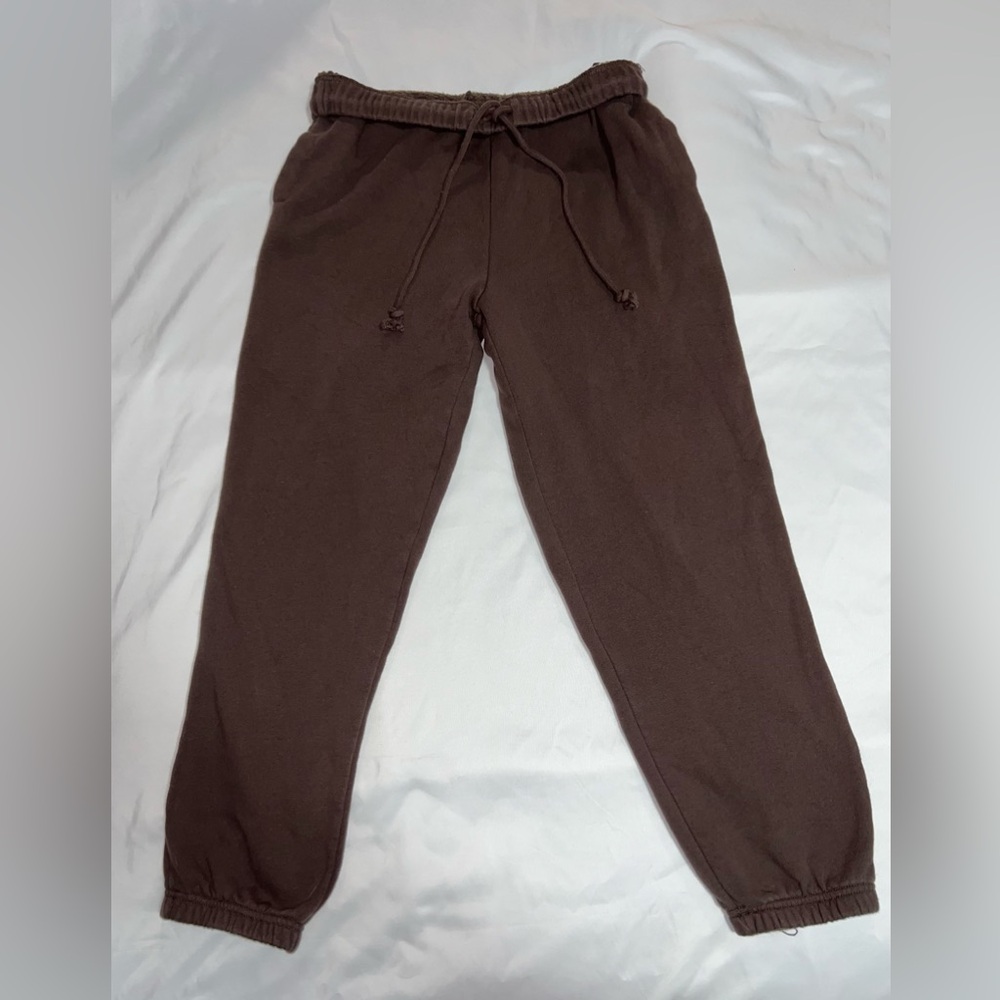 Cotton On String-Tie Brown Sweatpants